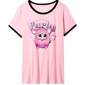 Size 2: Torrid Furby Classic Fit Cotton Crew Neck Ringer Tee